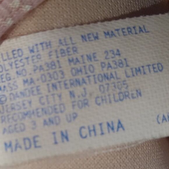 Vintage 90s Dandee Baby Sinclair Plush Doll Vinyl - Picture 7 of 8